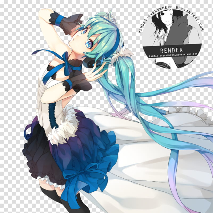 render,hatsune,miku,teal,haired,female,anime,character,scraps,png clipart,free png,transparent background,free clipart,clip art,free download,png,comhiclipart