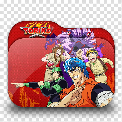 Free: Top Anime Folder Icon, Toriko anime transparent background PNG  clipart 