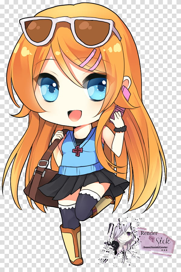 anime girl with orange hair｜TikTok Search