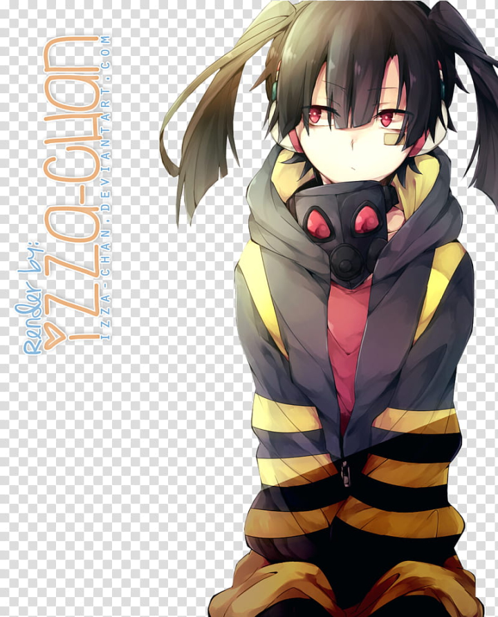 DeDecoraciones s female anime character wearing Pikachu hoodie  illustration png  PNGEgg