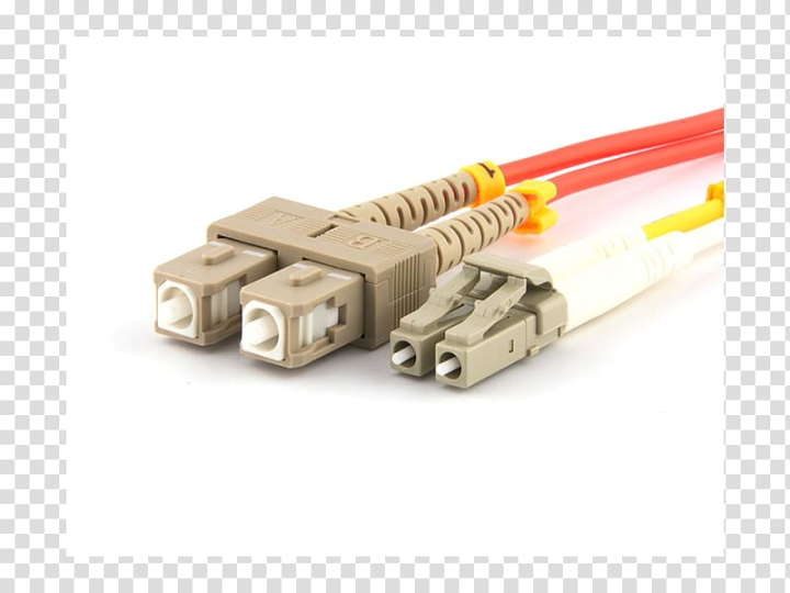 Fiber optic cable with st connector Royalty Free Vector