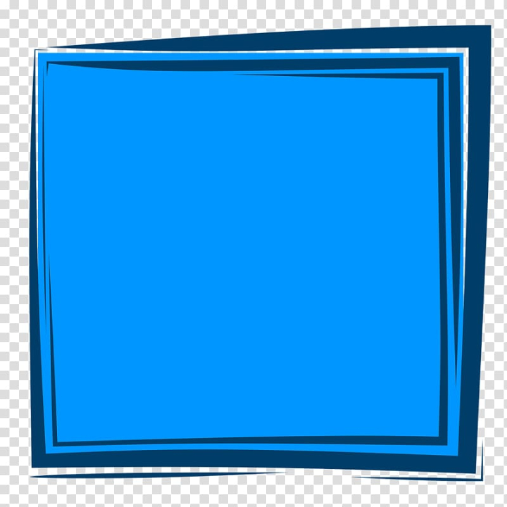 blue square clipart