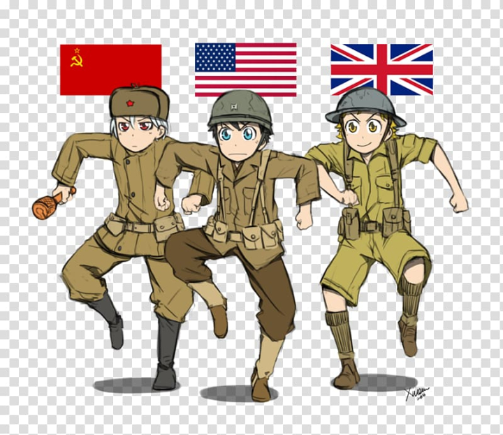 Free: Second World War Russia Soldier Anime Manga, Russia transparent  background PNG clipart 