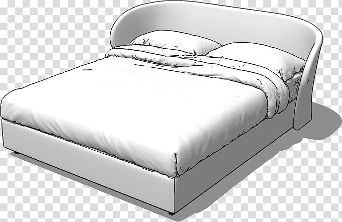 Free: Bed frame Mattress SketchUp 3D Warehouse, Mattress transparent  background PNG clipart 
