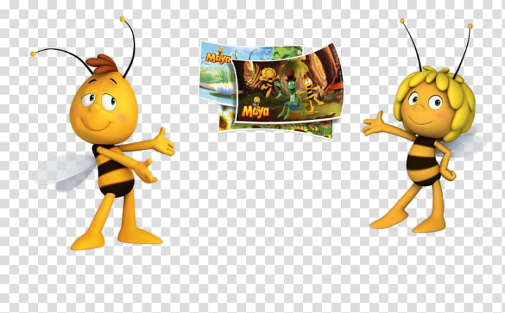 Free: Maya the Bee YouTube Animation, bee transparent background PNG  clipart 