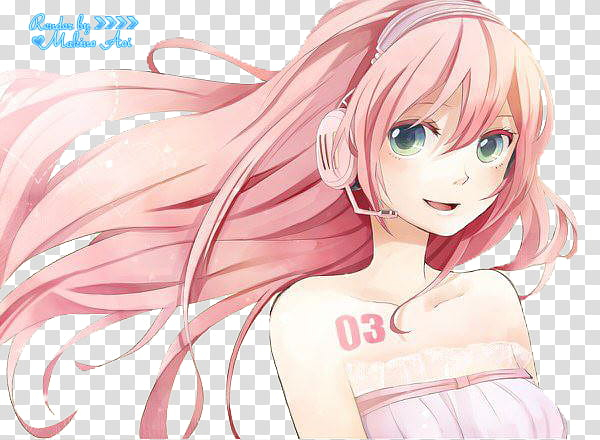 Free: Woman pink hair anime character transparent background PNG clipart -  