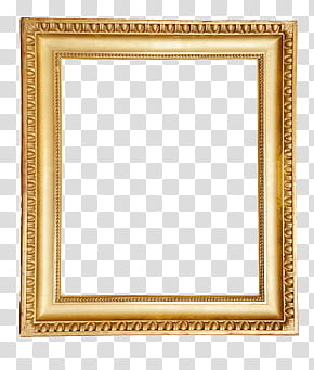 Free: Brass-colored frame transparent background PNG clipart 