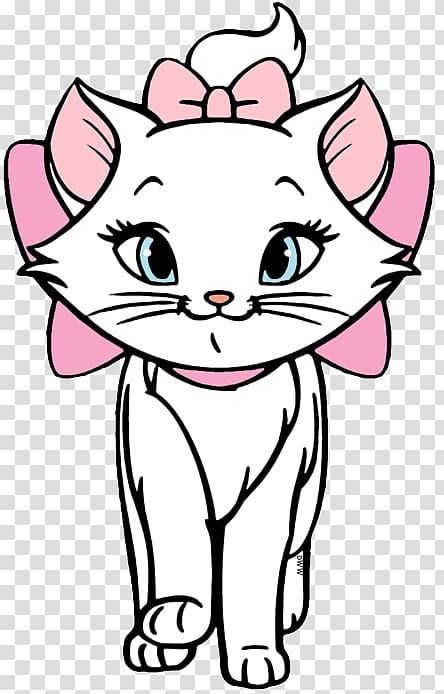aristocats,white,mammal,cat like mammal,carnivoran,head,fictional character,flower,black,snout,whiskers,small to medium sized cats,pink,scat cat,black and white,smile,walt disney company,line art,disney halloween,artwork,animal figure,marie,scat,cat,kitten,drawing,png clipart,free png,transparent background,free clipart,clip art,free download,png,comhiclipart
