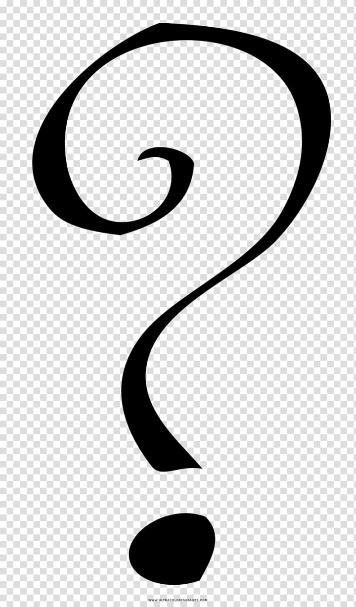 Free: Question mark Drawing Coloring book Line art , others transparent  background PNG clipart 