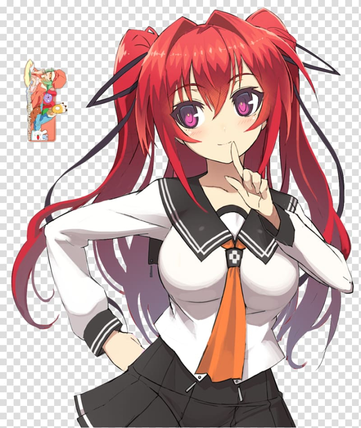 Rias Gremory High School DxD Anime, Anime, black Hair, fictional Character  png