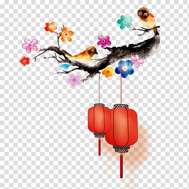 watercolor,painting,chinese,ink,wash,design,lantern,branch,poster,computer wallpaper,shan shui,flower,bird,papercutting,petal,chinese new year,watercolor painting,chinese painting,ink wash painting,png clipart,free png,transparent background,free clipart,clip art,free download,png,comhiclipart