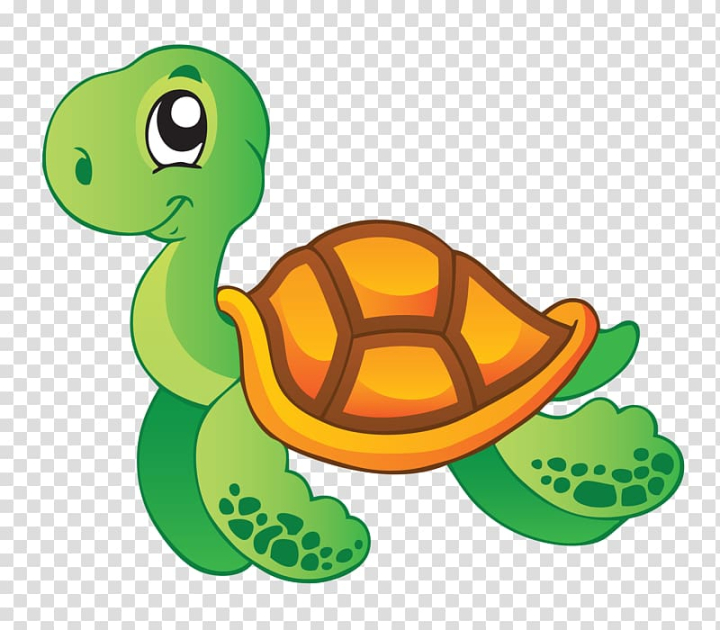 Free: Green and brown turtle art, Sea turtle Aquatic animal , sea animals  transparent background PNG clipart 