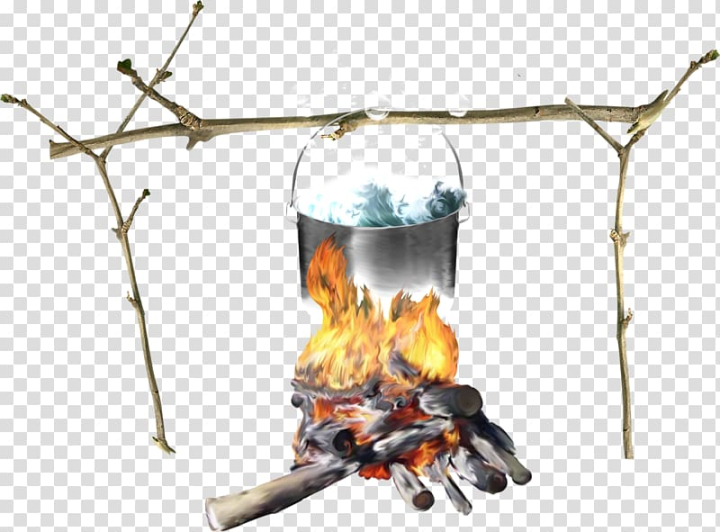 camp fire smoke clip art