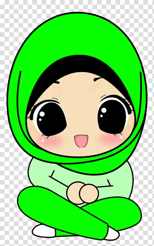 Anime Hijab Character PNG Transparent Images Free Download