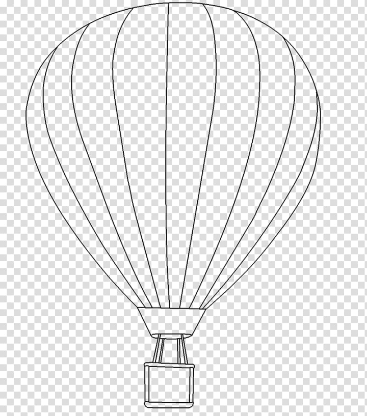 Free: Hot air balloon , Drawing Hot air balloon Line art Circle, hawaii  transparent background PNG clipart 