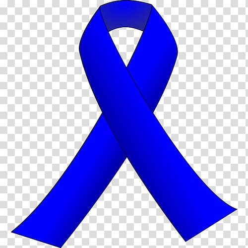 Free: Awareness ribbon Colorectal cancer Blue ribbon , color