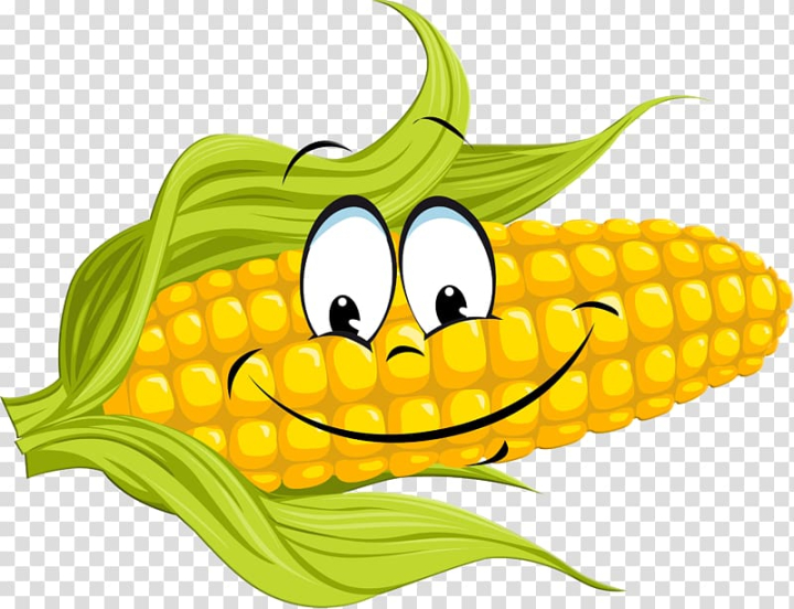Free: Corn on the cob Maize Sweet corn Food Vegetable, corn cartoon  transparent background PNG clipart 