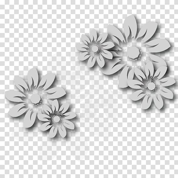 Free: White flower , Paper Three-dimensional space Flower, flower  transparent background PNG clipart 