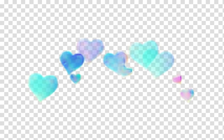 Free: Blue hearts art, Sticker PicsArt Studio Desktop , booth transparent  background PNG clipart 