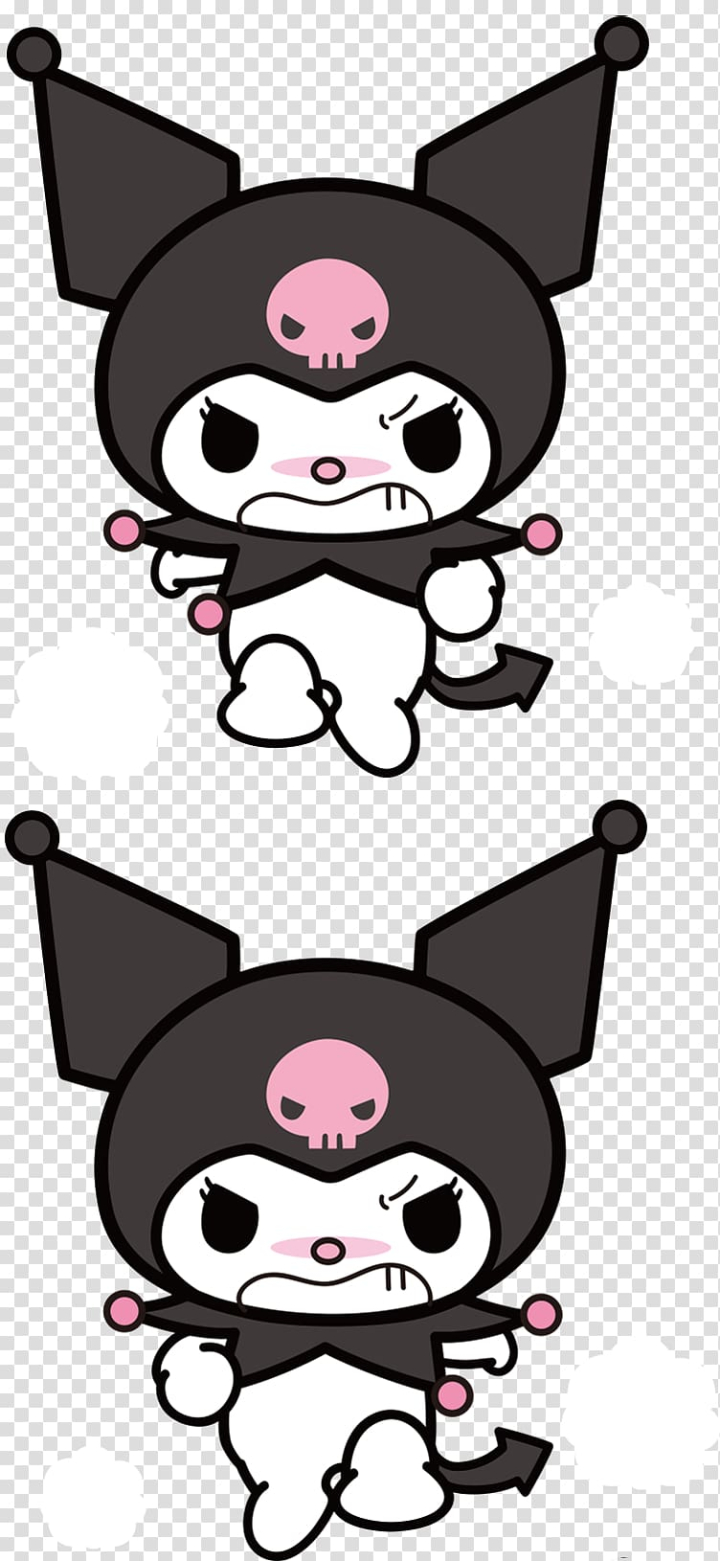 kuromi,white,mammal,animals,cat like mammal,carnivoran,vertebrate,fictional character,snout,black,small to medium sized cats,pink m,smile,pink,artwork,line,fiction,character,halloween story,cat,cartoon,png clipart,free png,transparent background,free clipart,clip art,free download,png,comhiclipart