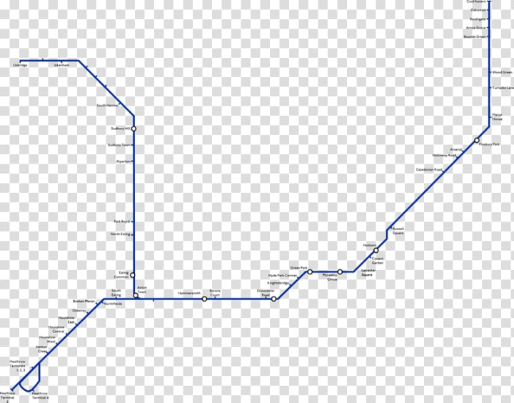 PICCADILLY LINE London Underground Tube Stations Digital 