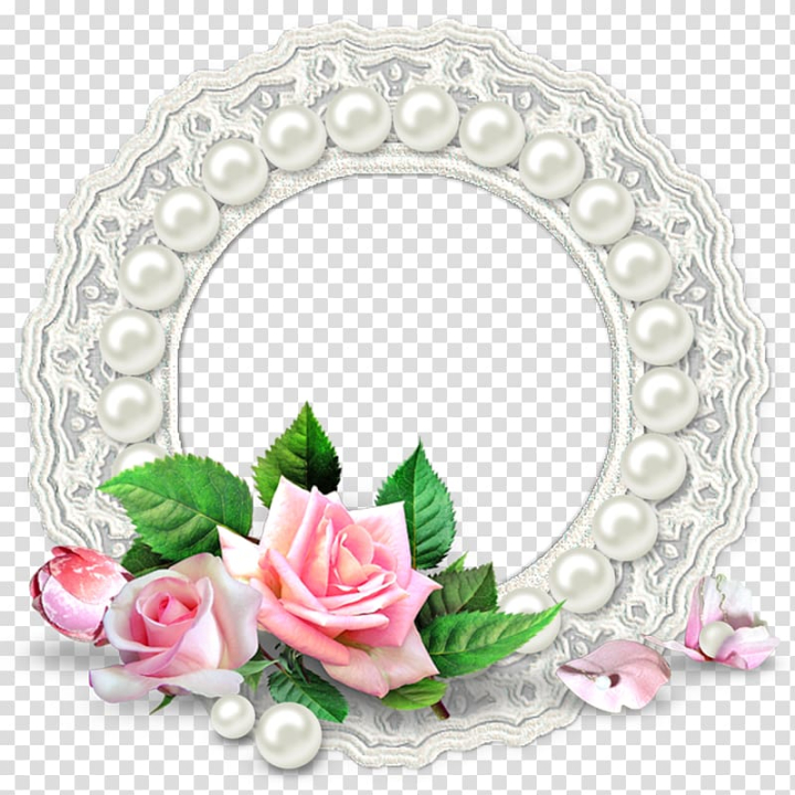 Free: Pink flowers illustration, frame Flower editing, Flower decoration  ring transparent background PNG clipart 