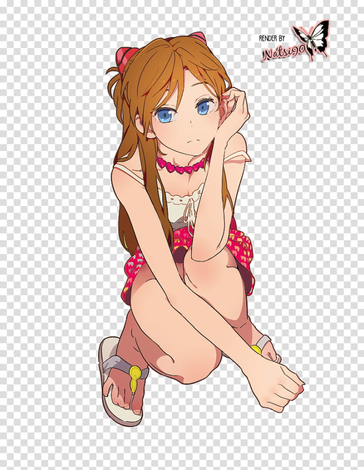 Free: Watchers, female anime character sitting illustration transparent  background PNG clipart 