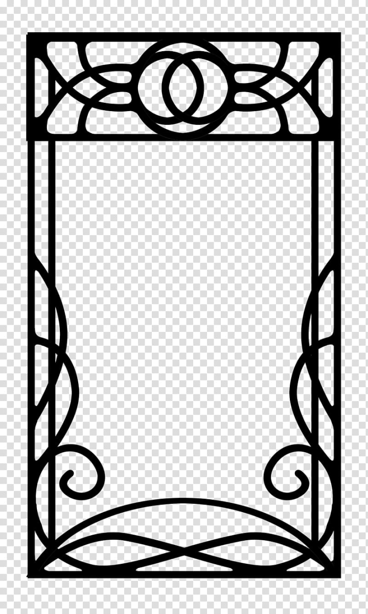 Free: Build A Nouveau Frame, black graphic design frame transparent ...