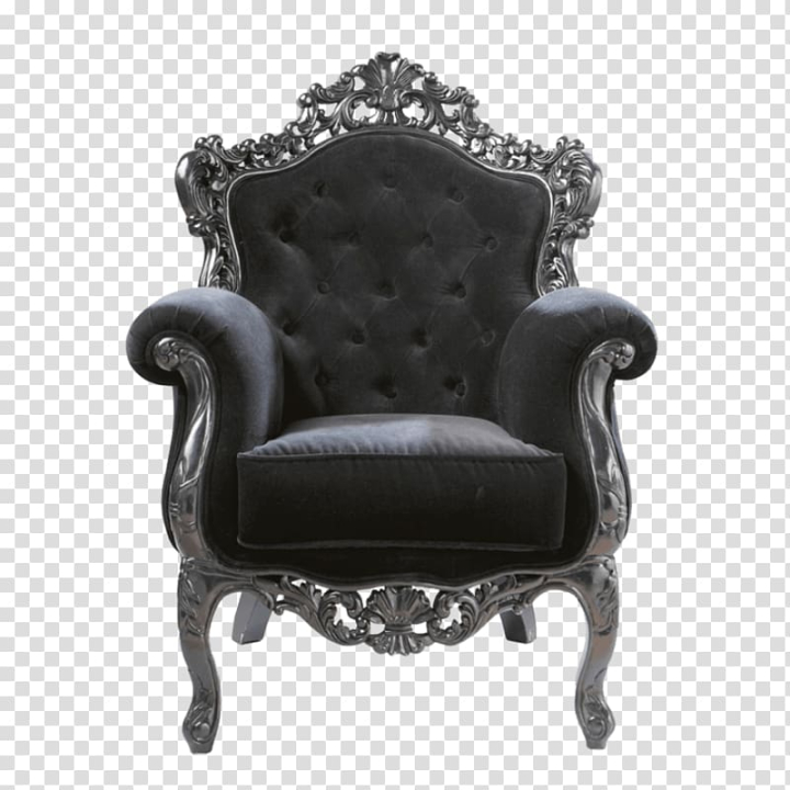 armchair,black,royal,furniture,armchairs,velvet,gray,steel,frame,png clipart,free png,transparent background,free clipart,clip art,free download,png,comhiclipart