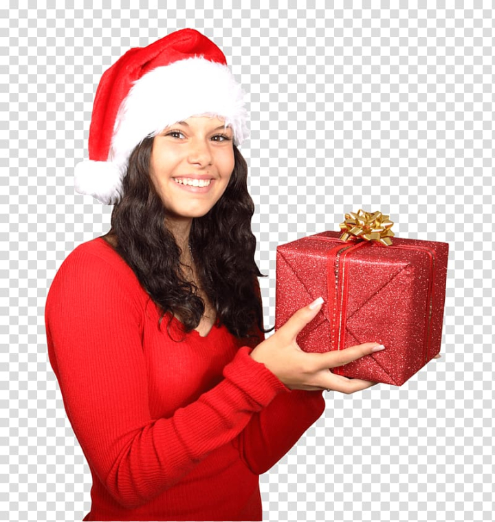santa,claus,woman,gift,holidays,christmas,holding,red,box,png clipart,free png,transparent background,free clipart,clip art,free download,png,comhiclipart