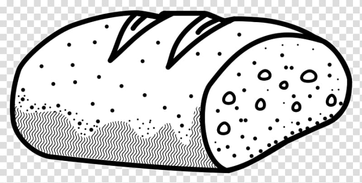 bread clipart black and white