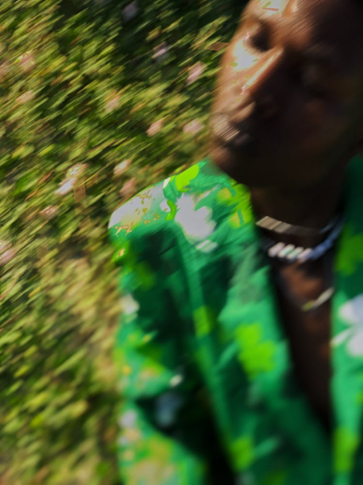 artistic,blurred motion,blurry,editorial,fashion,green suit,man,model,outdoors,style,summer,vertical shot