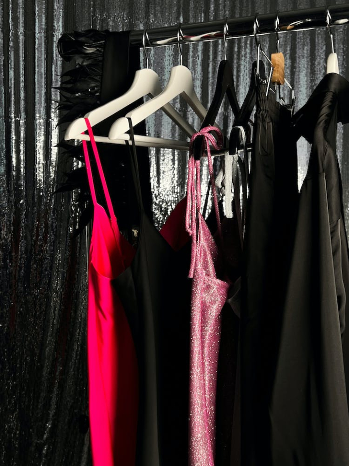 close-up,clothes,colorful,fashion,hangers,hanging,vertical shot