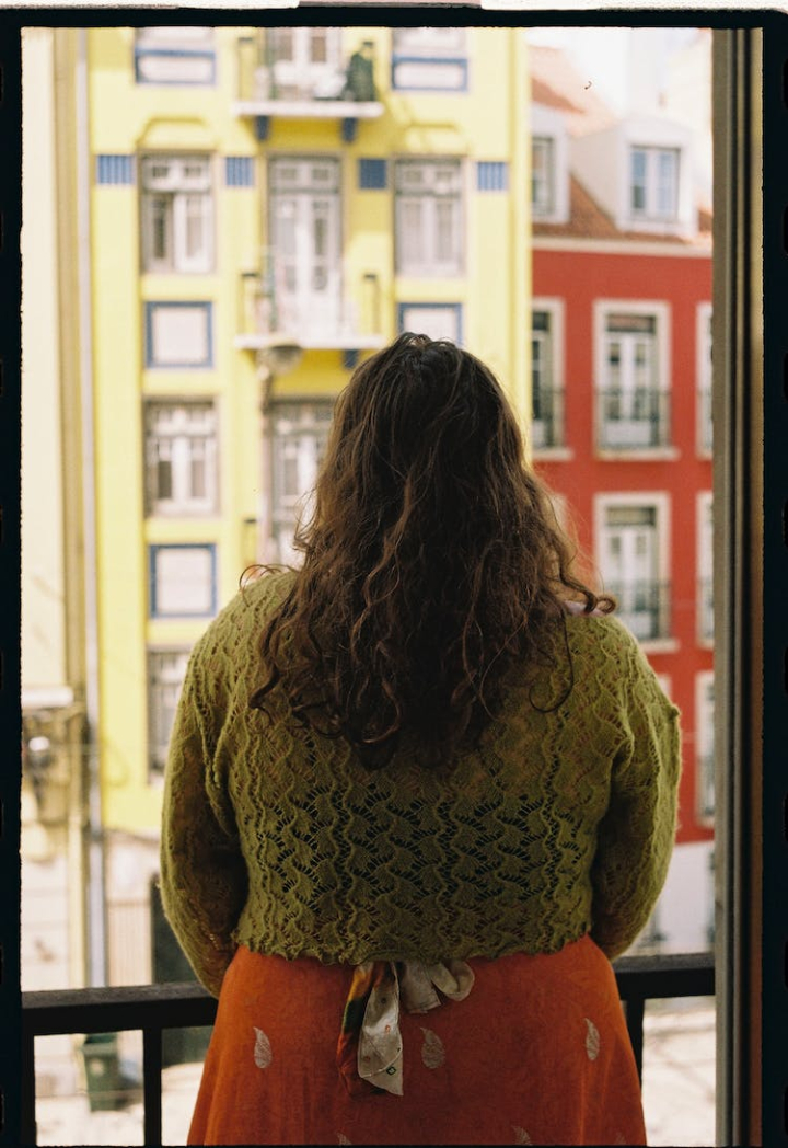 35mm,35mm camera,35mm film,adult,architecture,balcony,beautiful view,city,color palette,colorful dress,curly hairs,door,family,fashion,film photo,film photography,girl,house,indoors,outdoors,people,photo grain,portrait,shopping,stock,street,urban,view from balcony,wear,window,woman