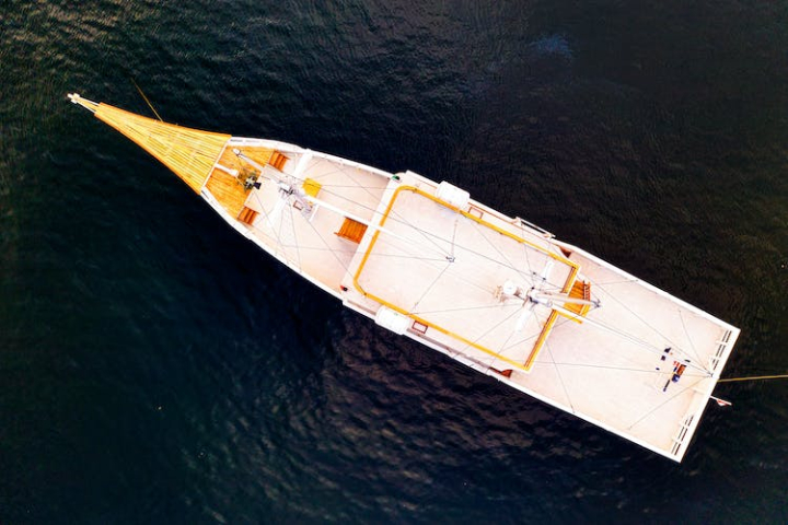 aerial shot,aerial view,boat,indonesia,lake,ocean,sailboat,sea,water,watercraft