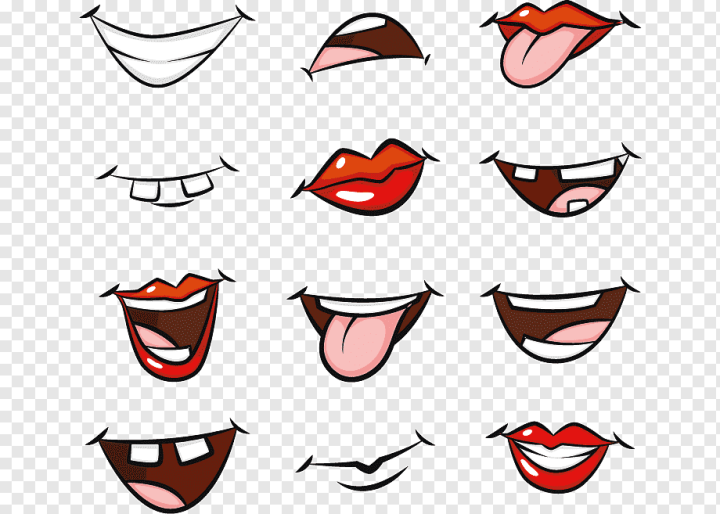 Free: Cartoon Mouth Drawing, Cartoon mouth s, cartoon Character, painted,  face png 