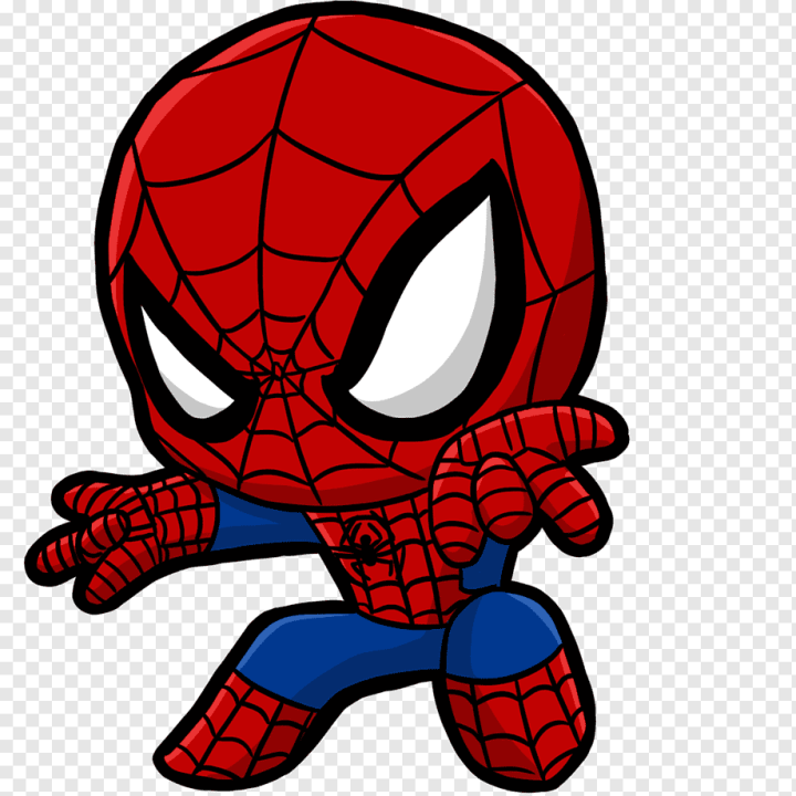 Free: Spider-Man Wolverine Venom Chibi Marvel Comics, spider, Marvel  Spider-Man illustration, heroes, superhero, insects png 