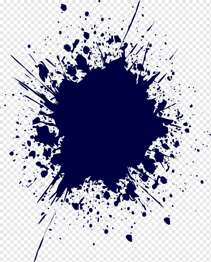 dark blue paint splash