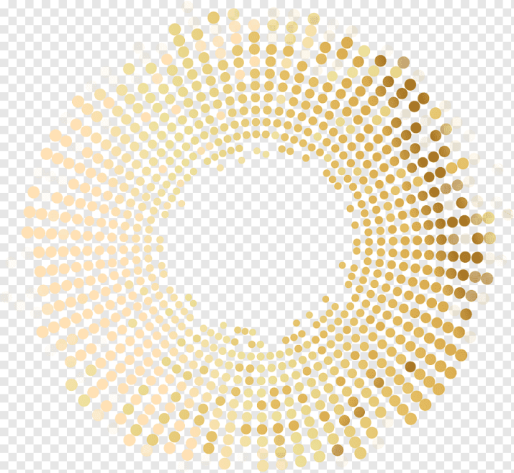 Circle Golden Frame Vector Design Images, Golden Circle Frame