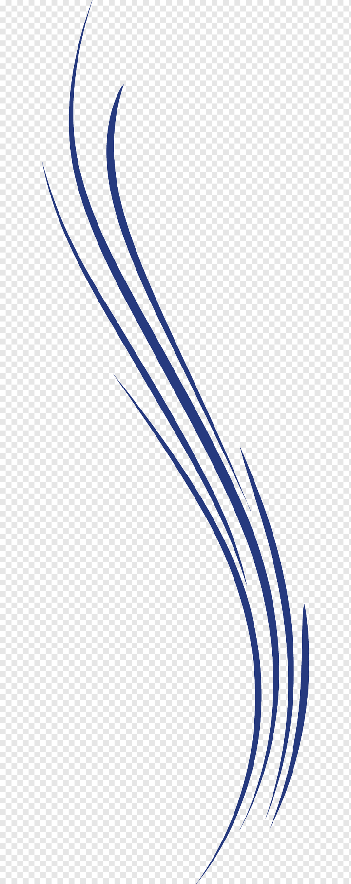 Free: Curve Line Euclidean, Blue curve, blue curved slash illustration ...