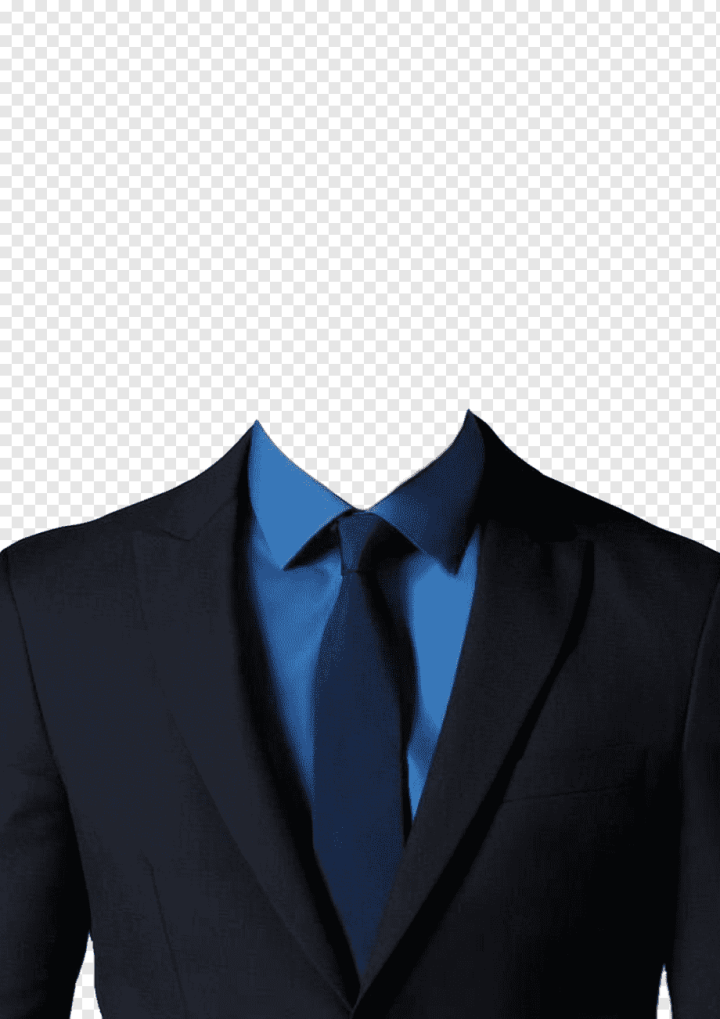Free: men's black suit, Tuxedo Suit Clothing, suit, blue, necktie