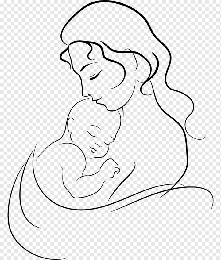 Hand Drawing Cartoon Character Concept Happy Mothers Day Stock Illustration   Download Image Now  iStock