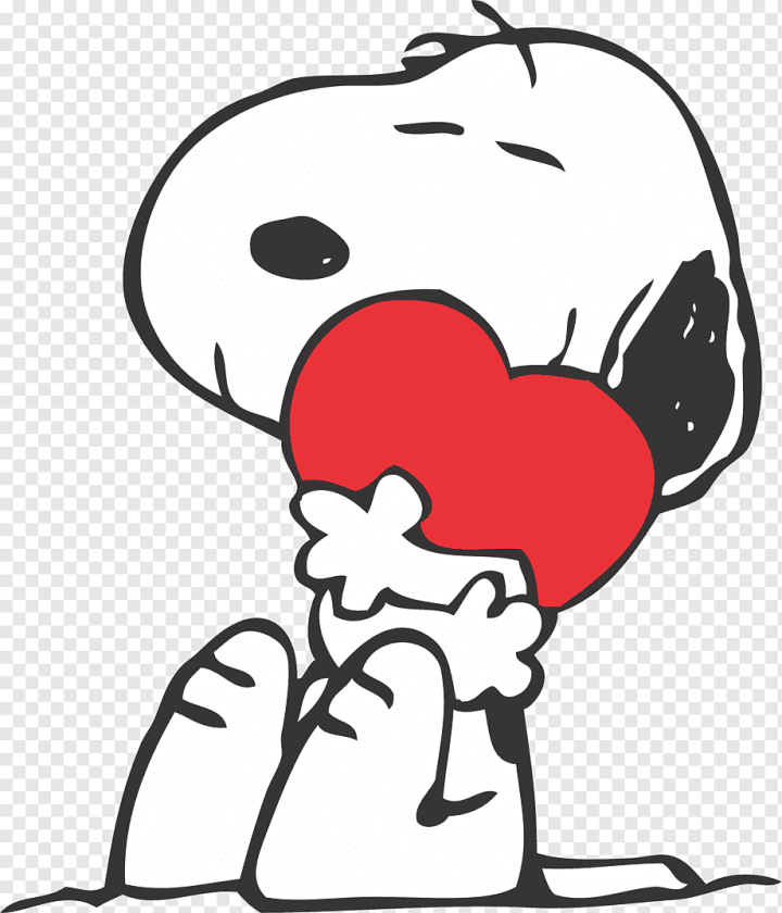 Free: Snoopy hugging heart illustration, Snoopy Charlie Brown Wood