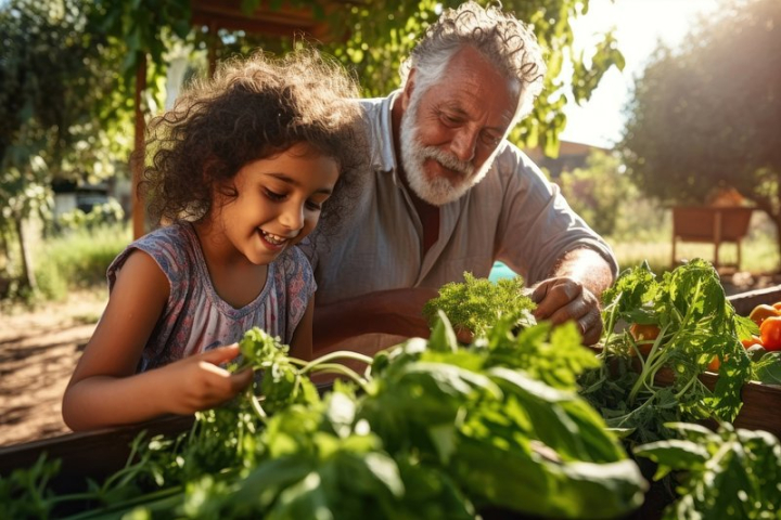 family photo outdoor,father agriculture,grandparent parent child,grandparenting gardening,family agriculture,kids and vegetables,family grandfather,latin farm,adult,agriculture,bonding,casual clothing,rawpixel