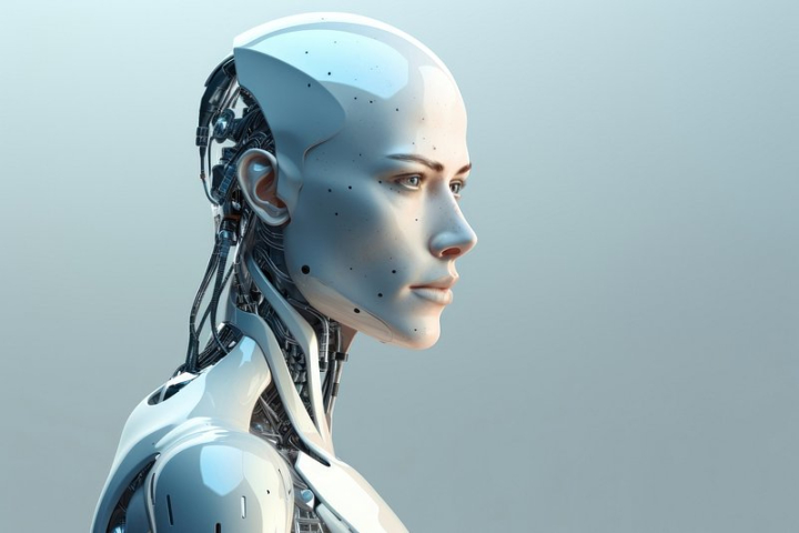 ai generated,ai technology,robot head,ai technology robot,woman robot,female robot futuristic technology ai,adult,ai,artificial intelligence,automation,character,cyber,rawpixel