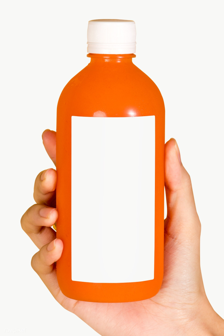 Plastic Jug w/ Orange Juice Mockup - Free Download Images High Quality PNG,  JPG