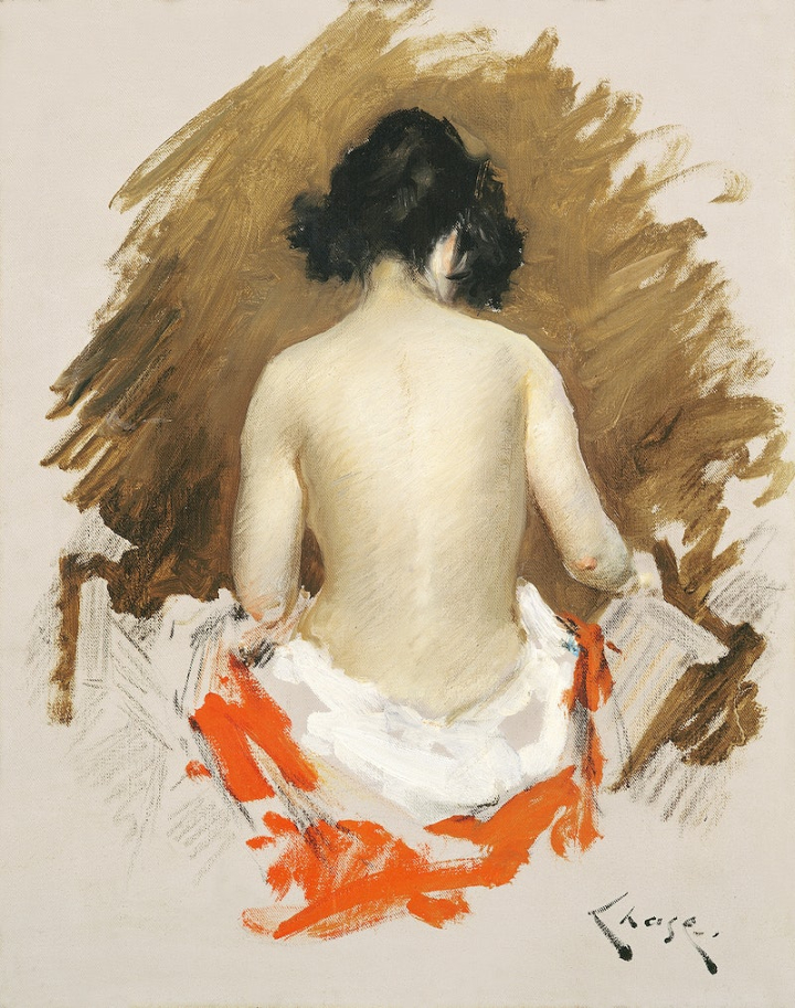japanese art,william merritt chase,japanese,poster,woman,nude,art,vintage poster,painting,drawing,vintage,sexy,rawpixel