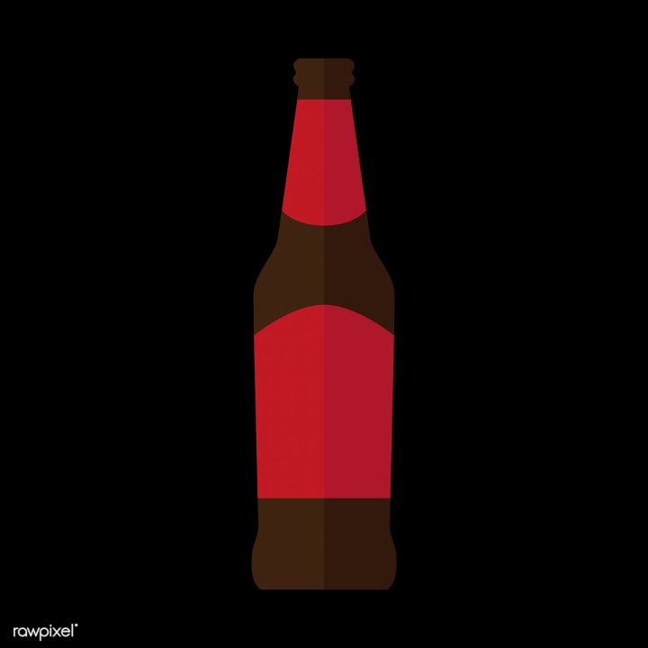 beer,beer bottle,beverage,black,colorful,craft beer,cute,drink,graphic,icon,illustration,symbol,vector,water