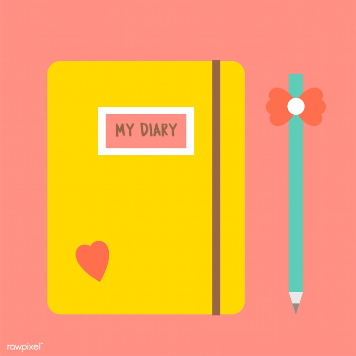 vector,illustration,graphic,cute,sweet,girly,pastel,diary,notebook,notes