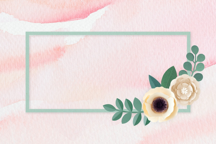 pastel frame background,pink green watercolor background,borders,artwork,background,beautiful,beige,beige flower,blank space,bloom,blossom,botanical,rawpixel
